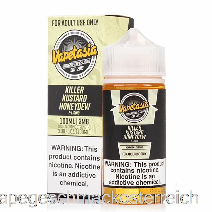 Killer Kustard Honeydew – Vapetasia – 100 Ml, 0 Mg Vape-Geschmack